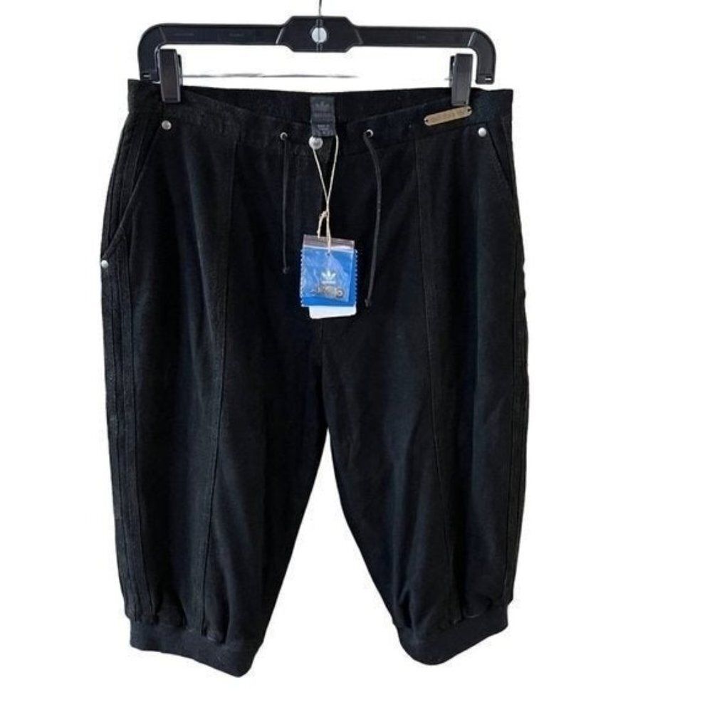 Adidas Supersuede Vintage Leather Suede Capri Joggers Size Medium NWT